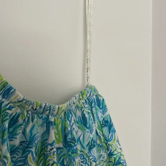 Lilly Pulitzer One-shoulder romper with pom poms - Picture 5 of 6